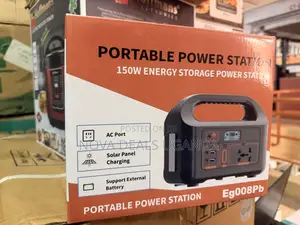 Eg008pb 150w Portable Power Station Solar Rechargeable Mini Battery