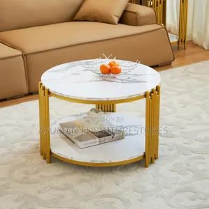 Round Golden Center Table Call Us On