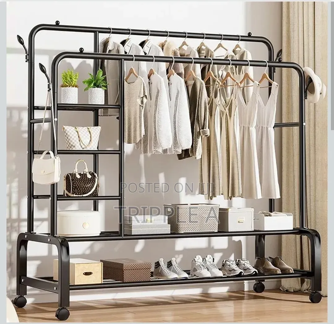 Heavy Duty Metal Clothing Rack