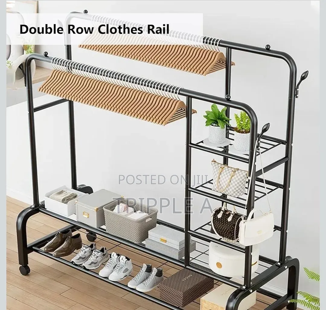 Heavy Duty Metal Clothing Rack