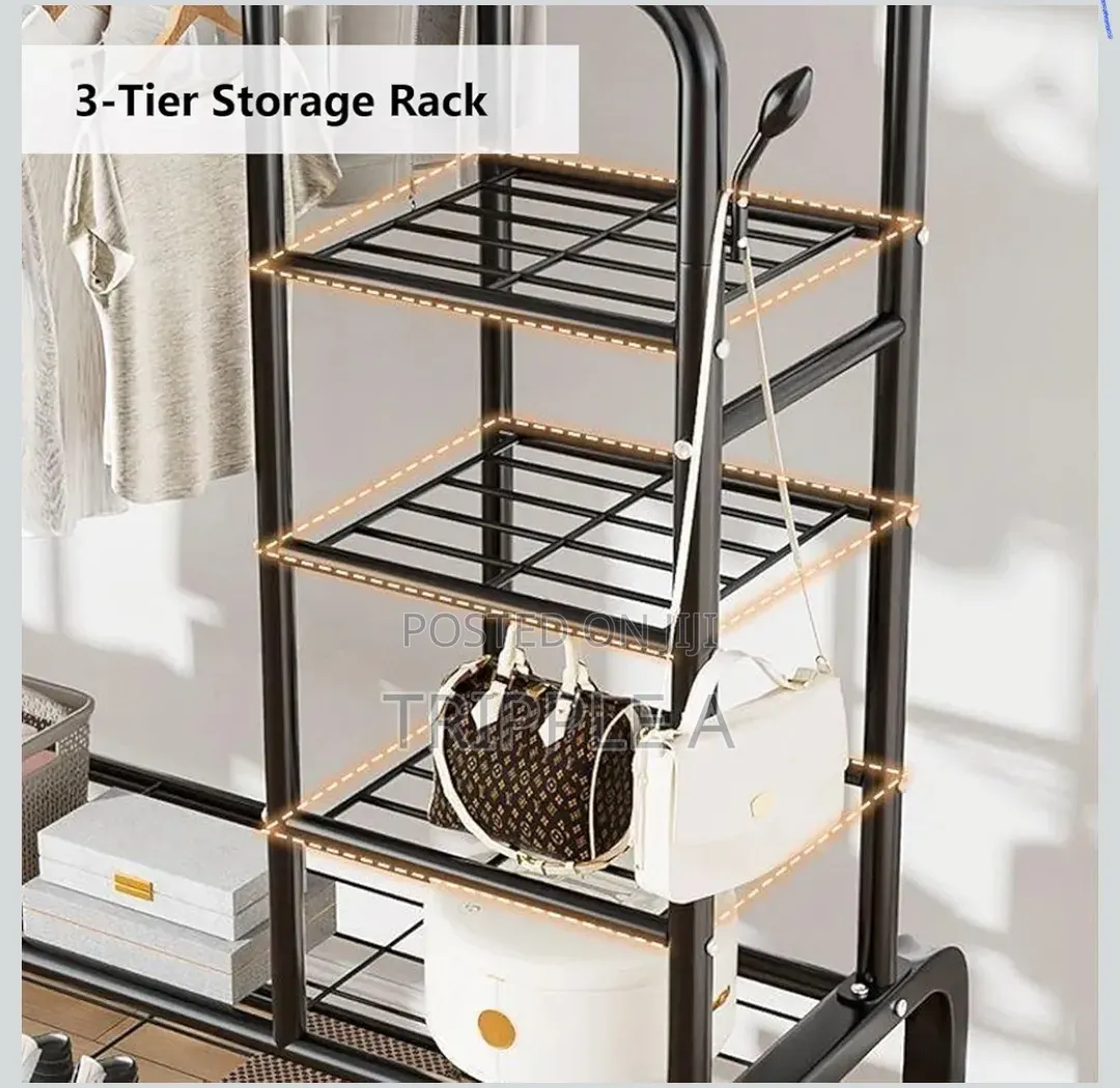 Heavy Duty Metal Clothing Rack