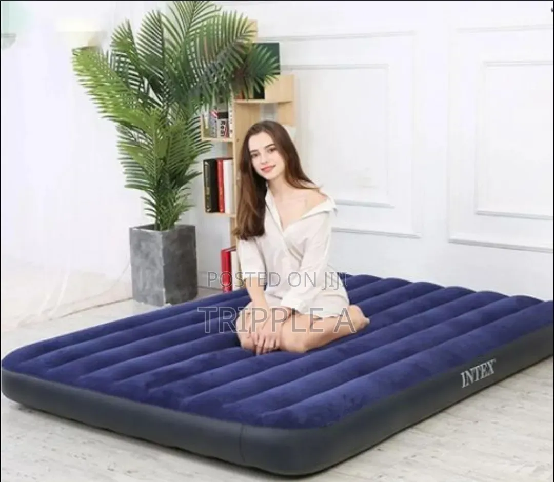 Intex Inflatable Mattress 4 by 6 With a Pump