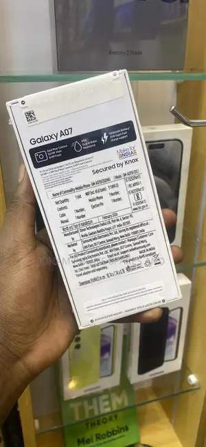 New Samsung Galaxy A07 4G 64 GB Black