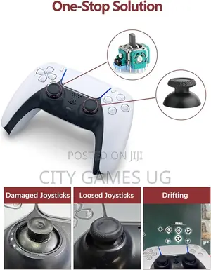 Ps4 5 Joystick Replacement, Green Available No Stick Drift