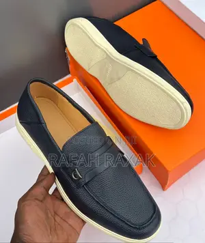Original Men’S Blue Ferragamo Casual Leather Loafers