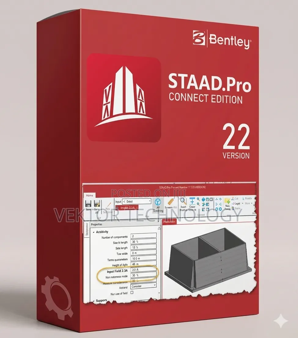 Staad Pro Connect Edition V22 [Lifetime Full Working] Full Version