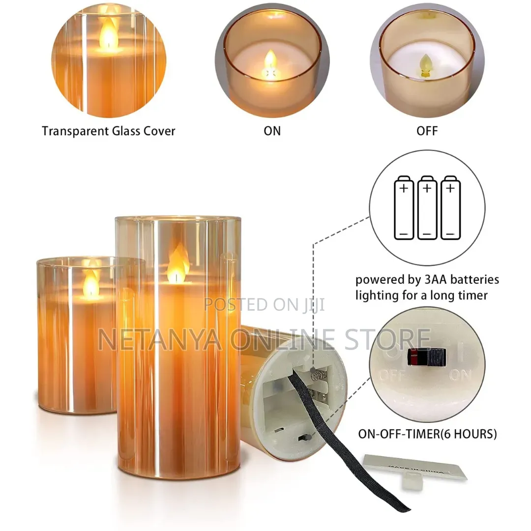 3pcs Decor Candle Set