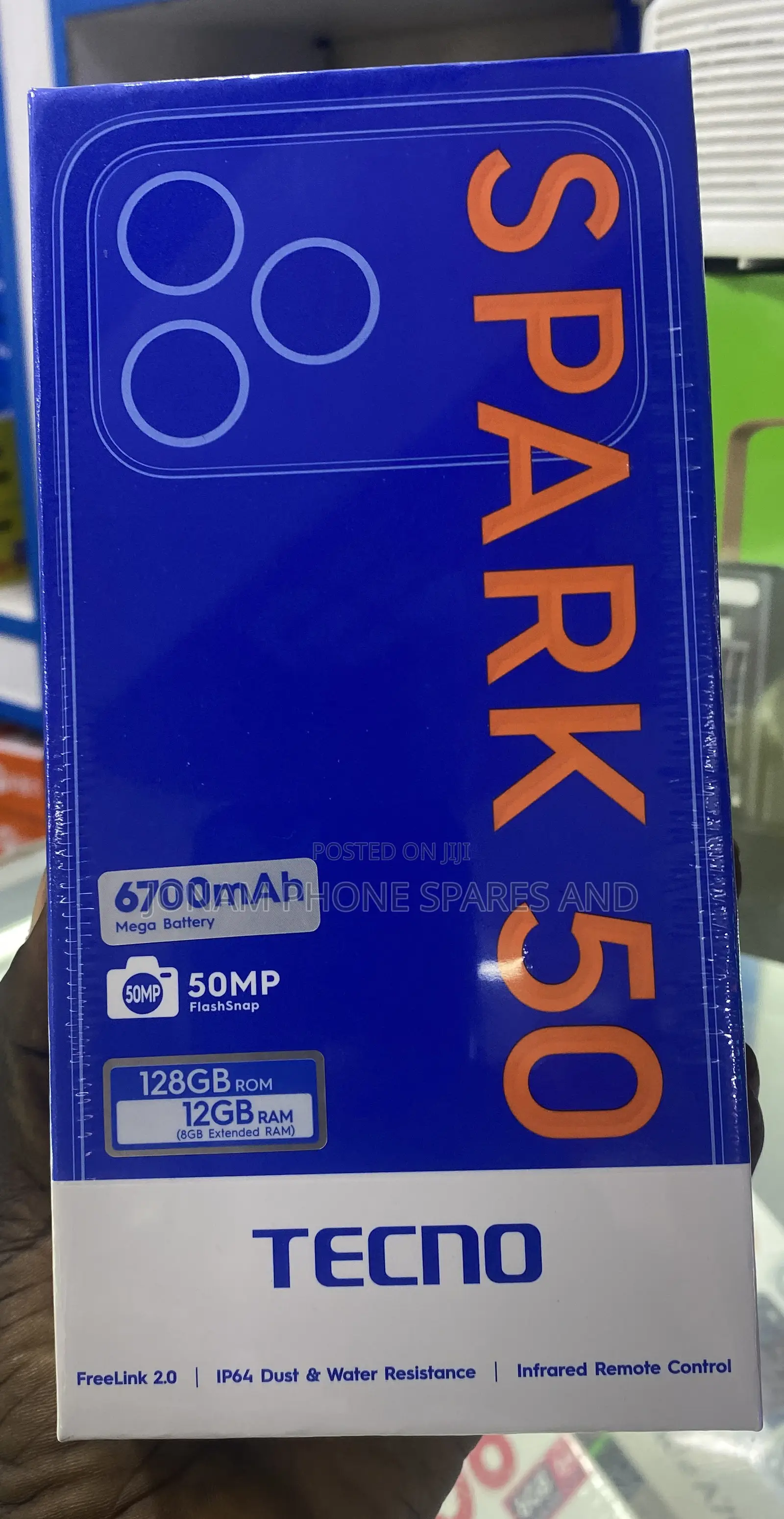 New Tecno Spark 50 128 GB Black