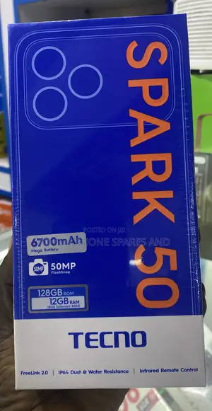 New Tecno Spark 50 128 GB Black