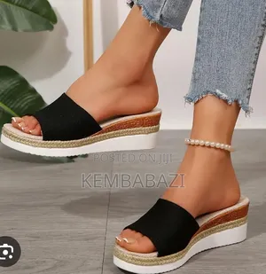 Slip-on Wedge Sandals