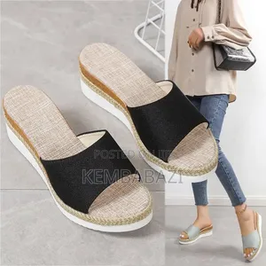 Slip-on Wedge Sandals