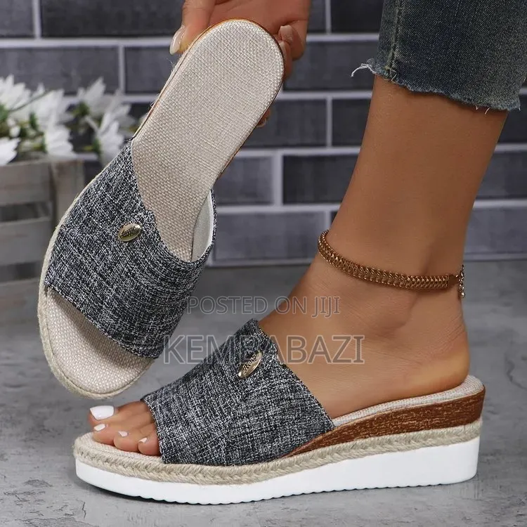 Platform Slippers Women's Shoes