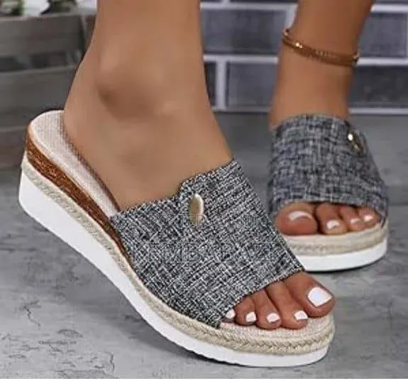 Platform Slippers Women's Shoes