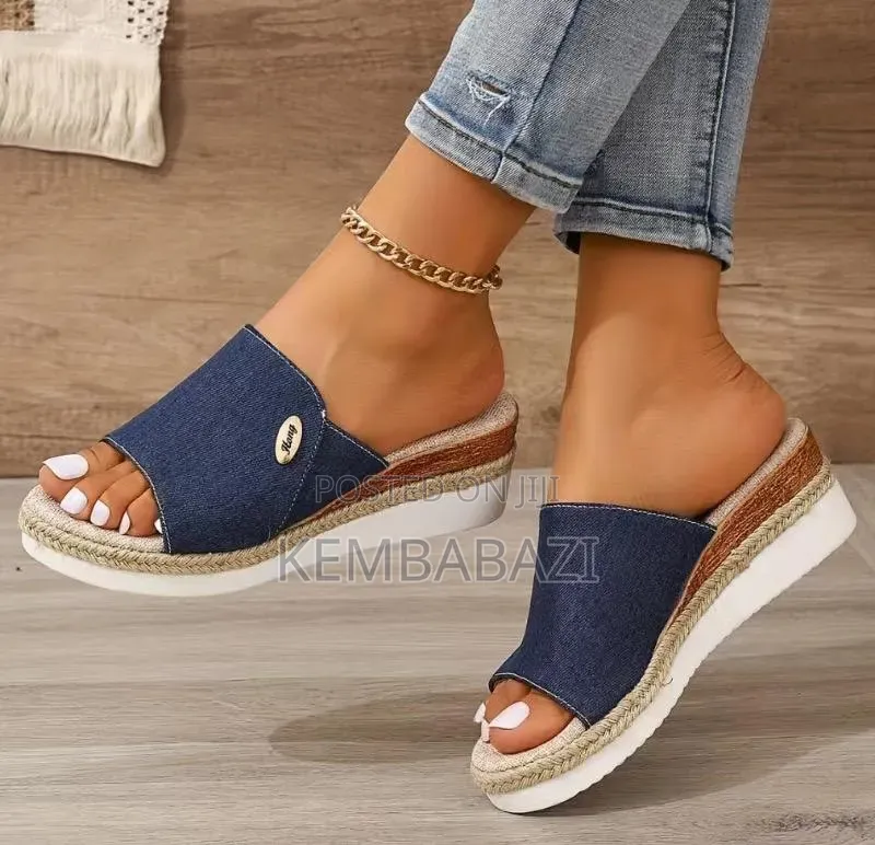 Platform Slippers Women's Shoes