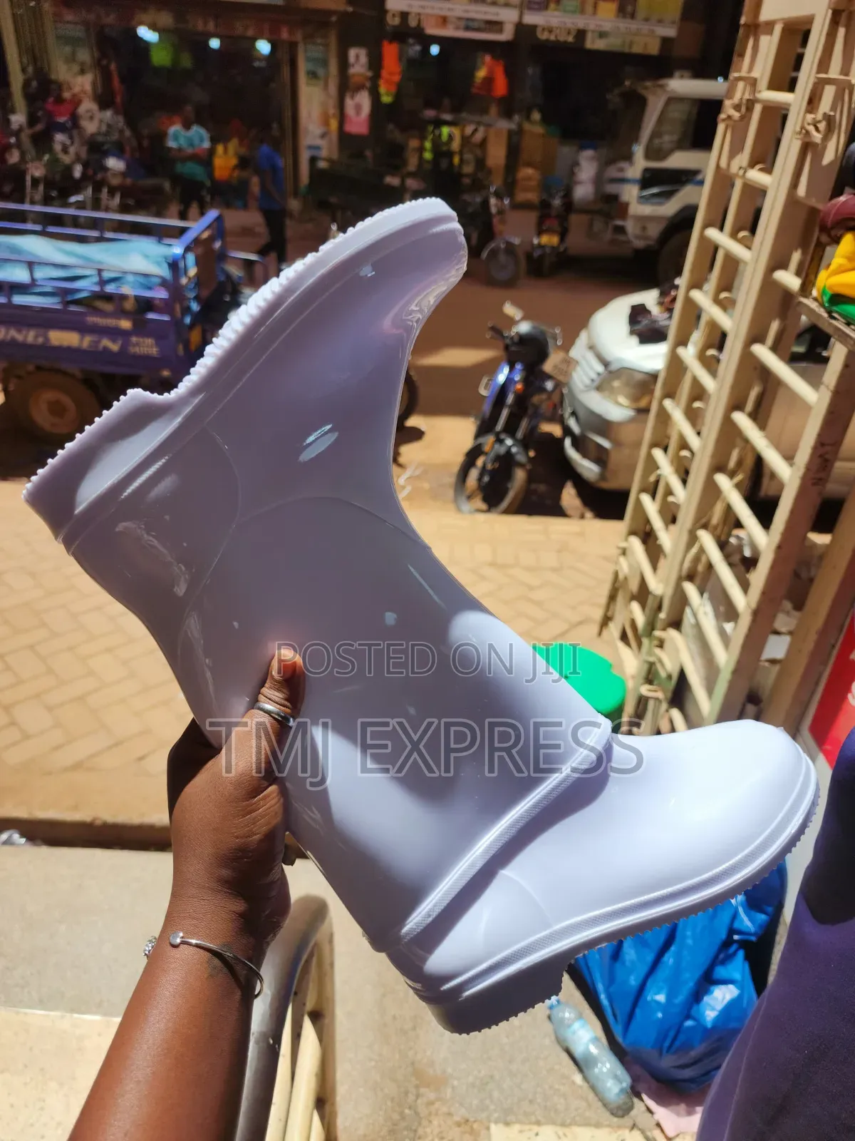 White Gumboots