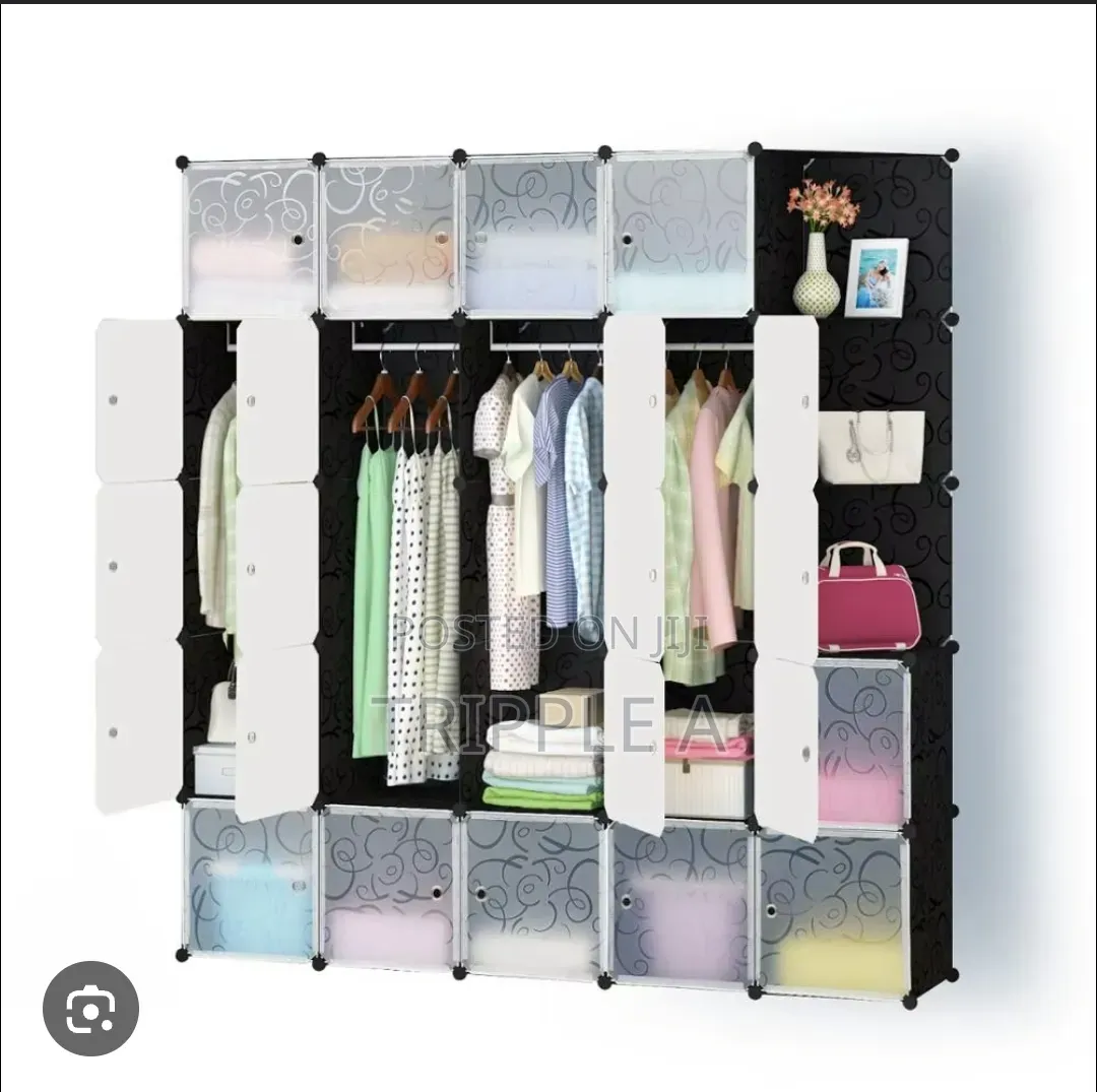 Portable, Modular Wardrobe and Storage Organizer