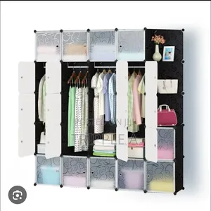 Portable, Modular Wardrobe and Storage Organizer