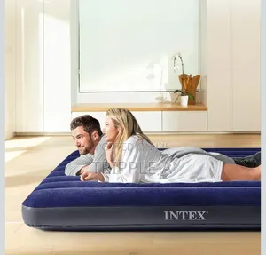 Intex Dura Beam Standard Series Deluxe Single High Air Bed