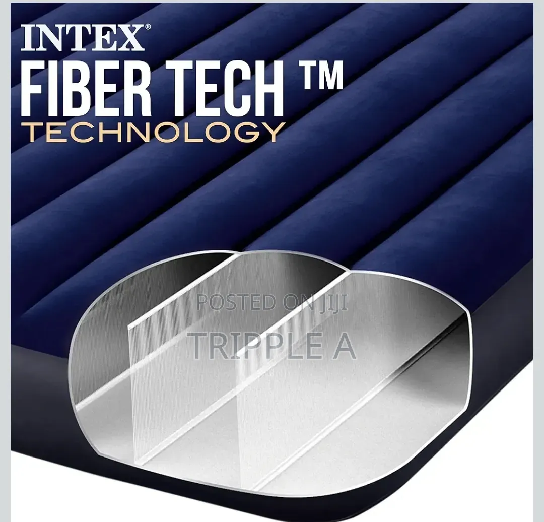 Intex Dura Beam Standard Series Deluxe Single High Air Bed