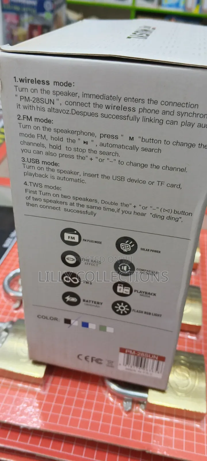 Pm-28sun Speaker