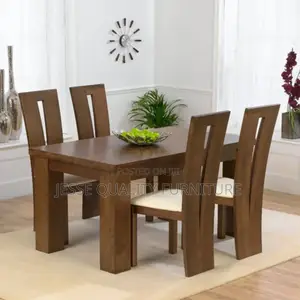 Modern Brown Four Seater Dining