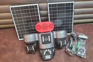 4lens-Solar-Powered Security Camera With 2 Solar Panels
