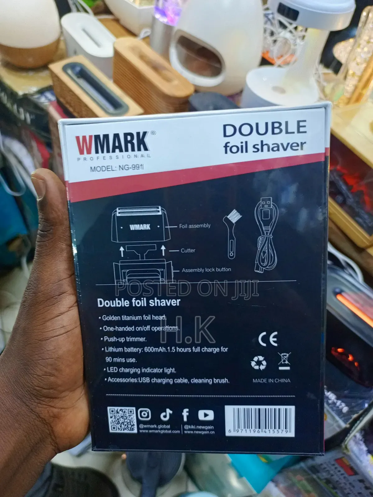 Wmark Ng-991 Double Foil Shaver