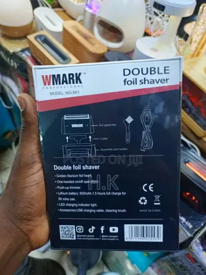 Wmark Ng-991 Double Foil Shaver