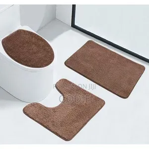 3-Piece Non-Slip Toilet Covers