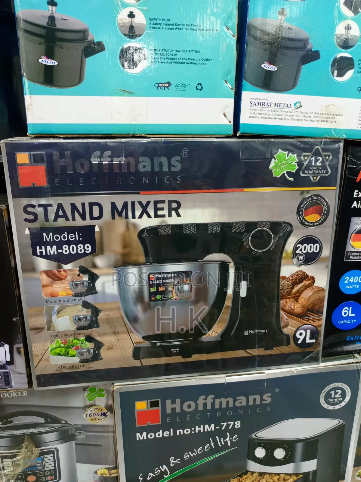 Hoffmans Electronics Stand Mixer, Model Hm-8089.