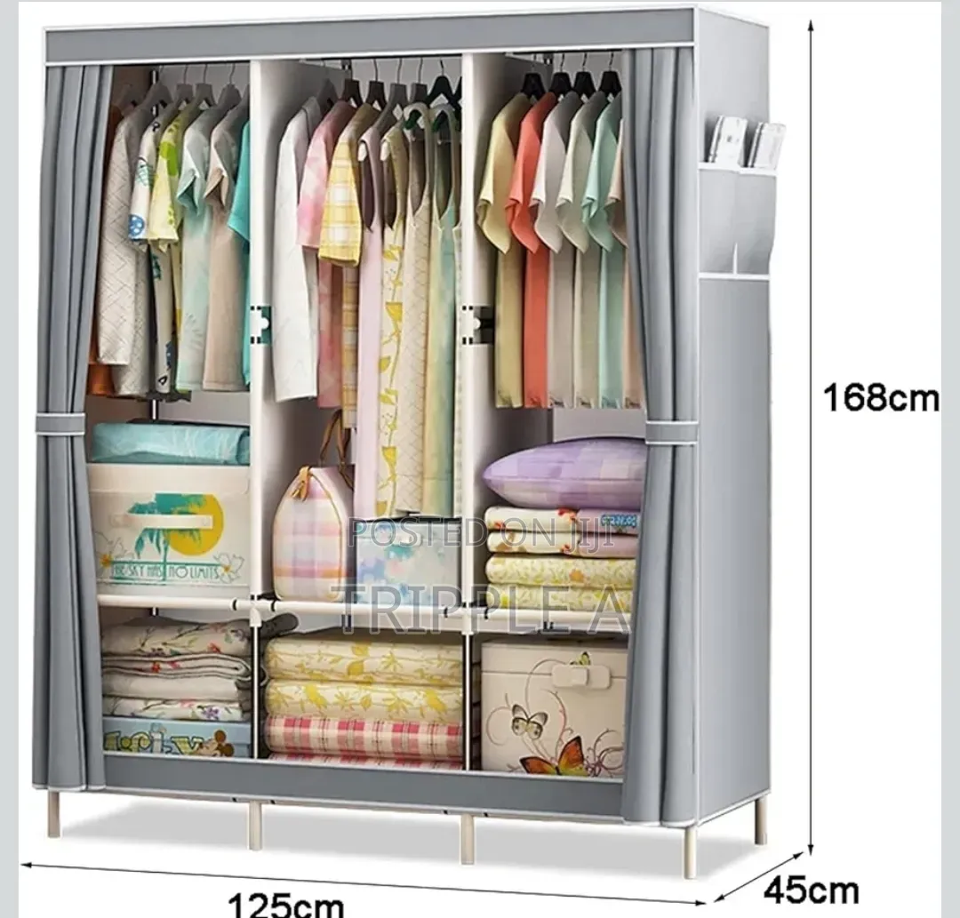 Standing Closet Clothes Storage Wardrobe