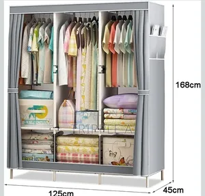Standing Closet Clothes Storage Wardrobe