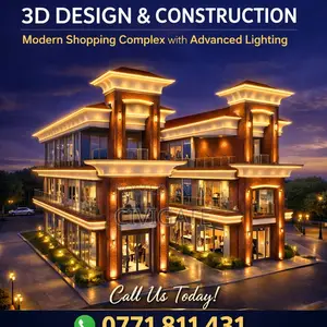 Modern Shopping Complex — 3d Design + Construction Package”