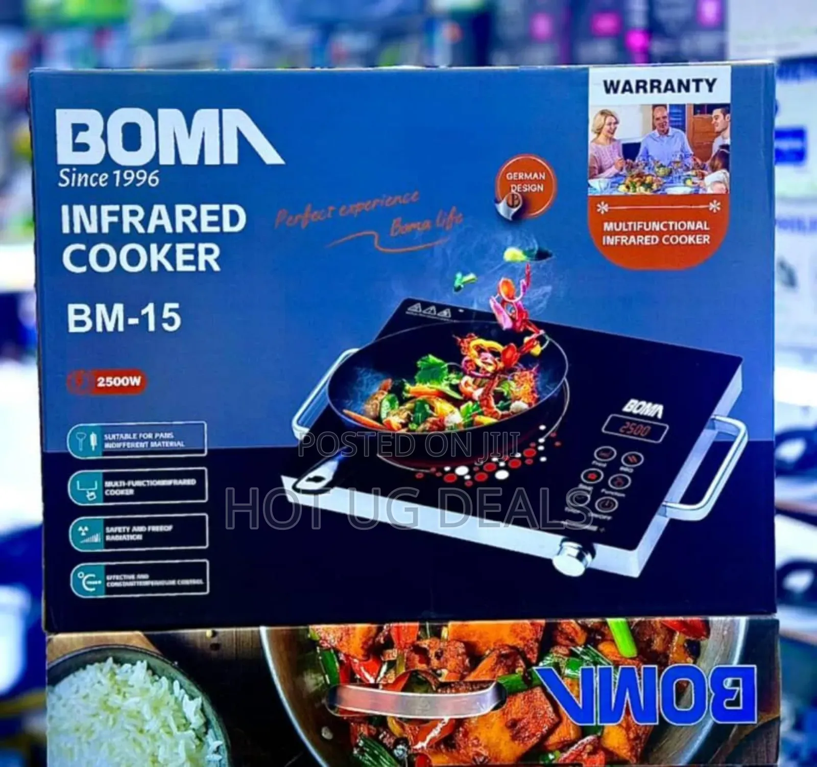 Boma Infrared Cooker Cooktop - Multicolor