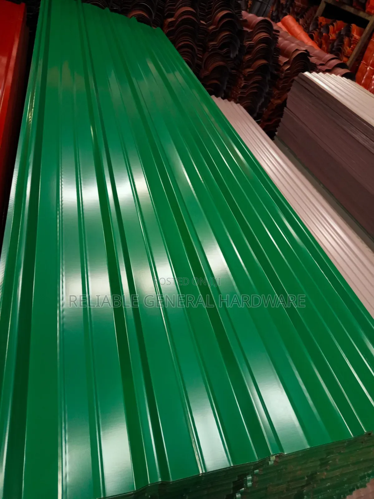 Supereco Iron Sheets G 28 Green Roofings(7kg)