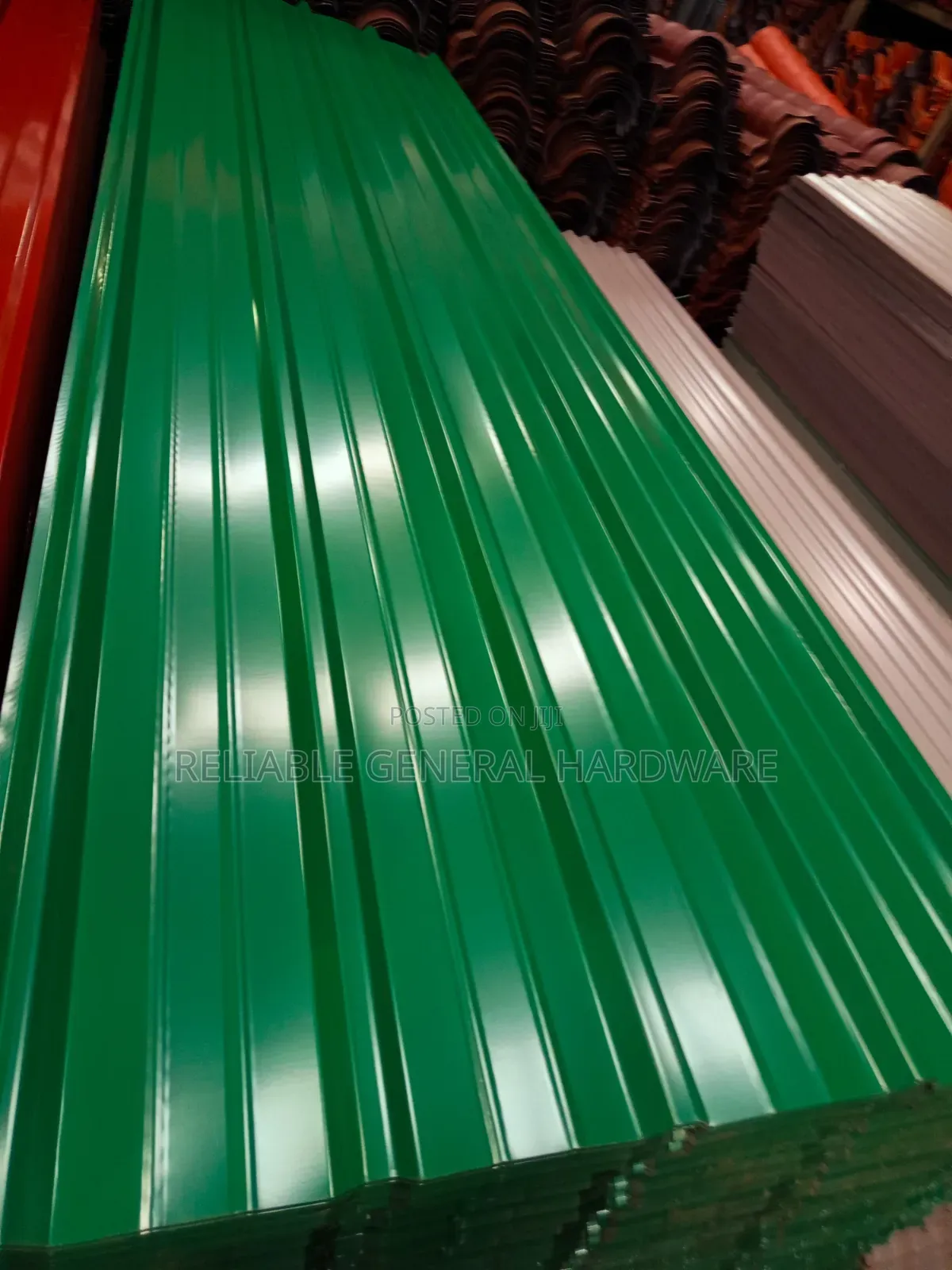 Supereco Iron Sheets G 28 Green Roofings(7kg)