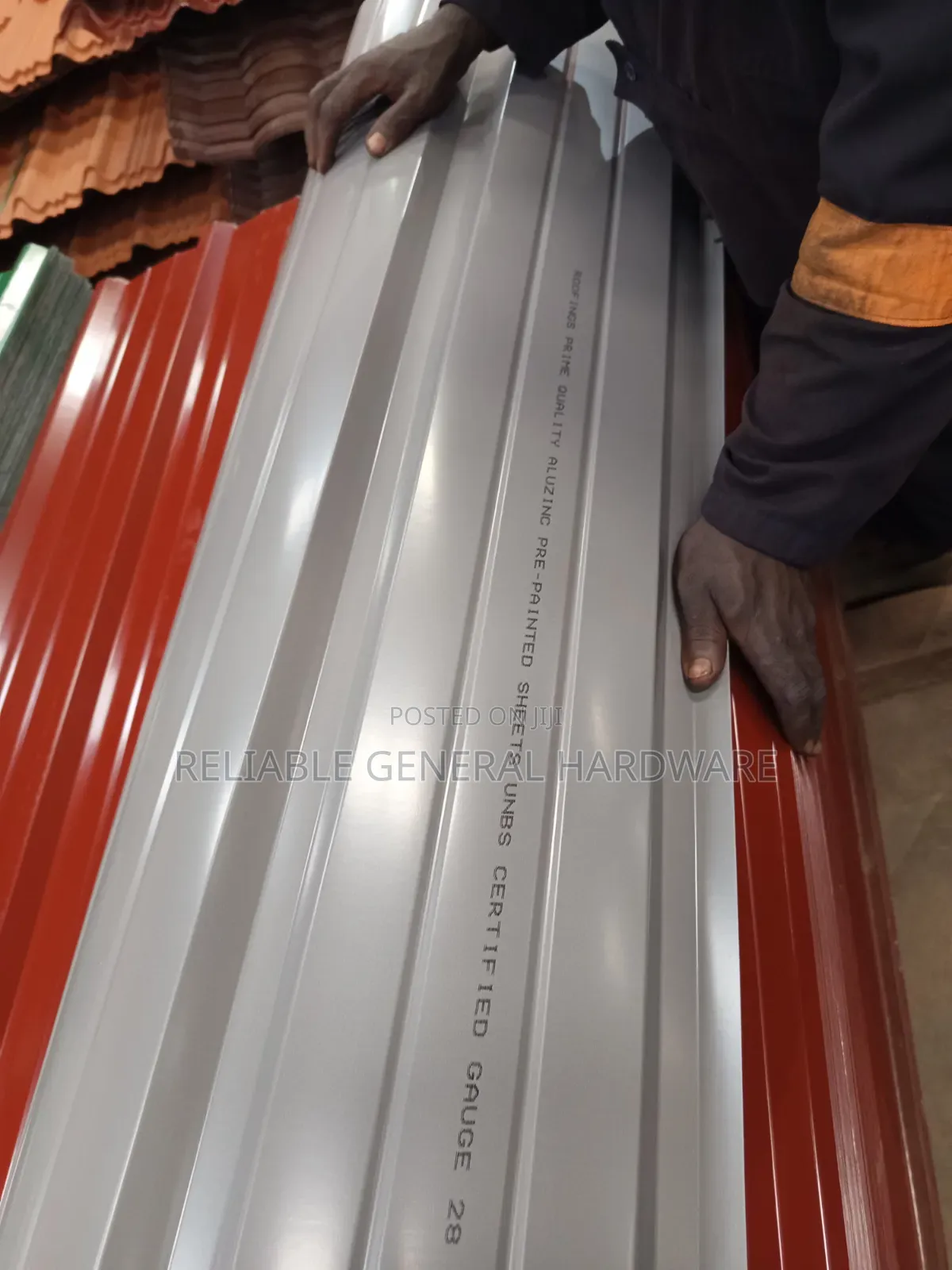 Supereco Iron Sheets G 28 Green Roofings(7kg)