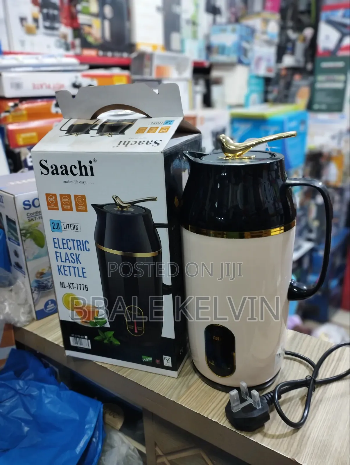 Saachi 2-in-1 Electric Flask Kettle