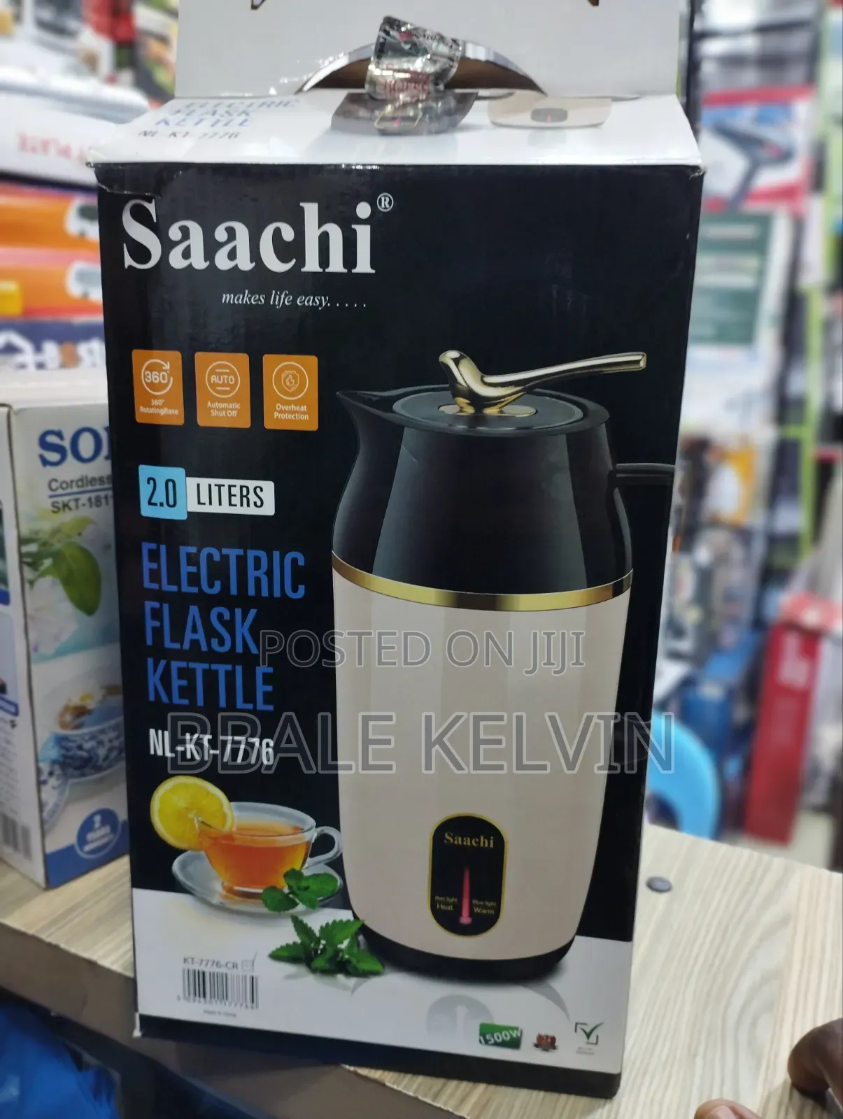 Saachi 2-in-1 Electric Flask Kettle