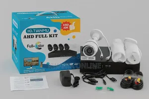 Full Kit Video Surveillance DVR 4full CCTV Ahd Cameras(1tb Disk)