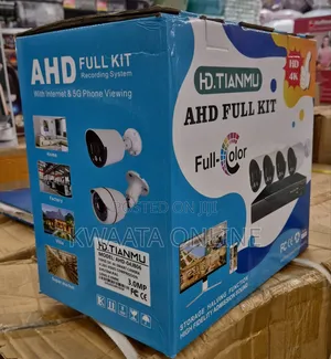 Full Kit Video Surveillance DVR 4full CCTV Ahd Cameras(1tb Disk)