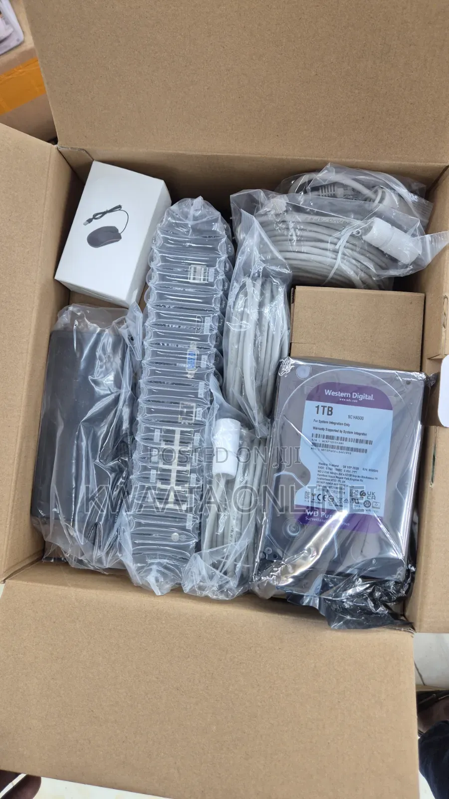 Full Kit Video Surveillance DVR 4full CCTV Ahd Cameras(1tb Disk)
