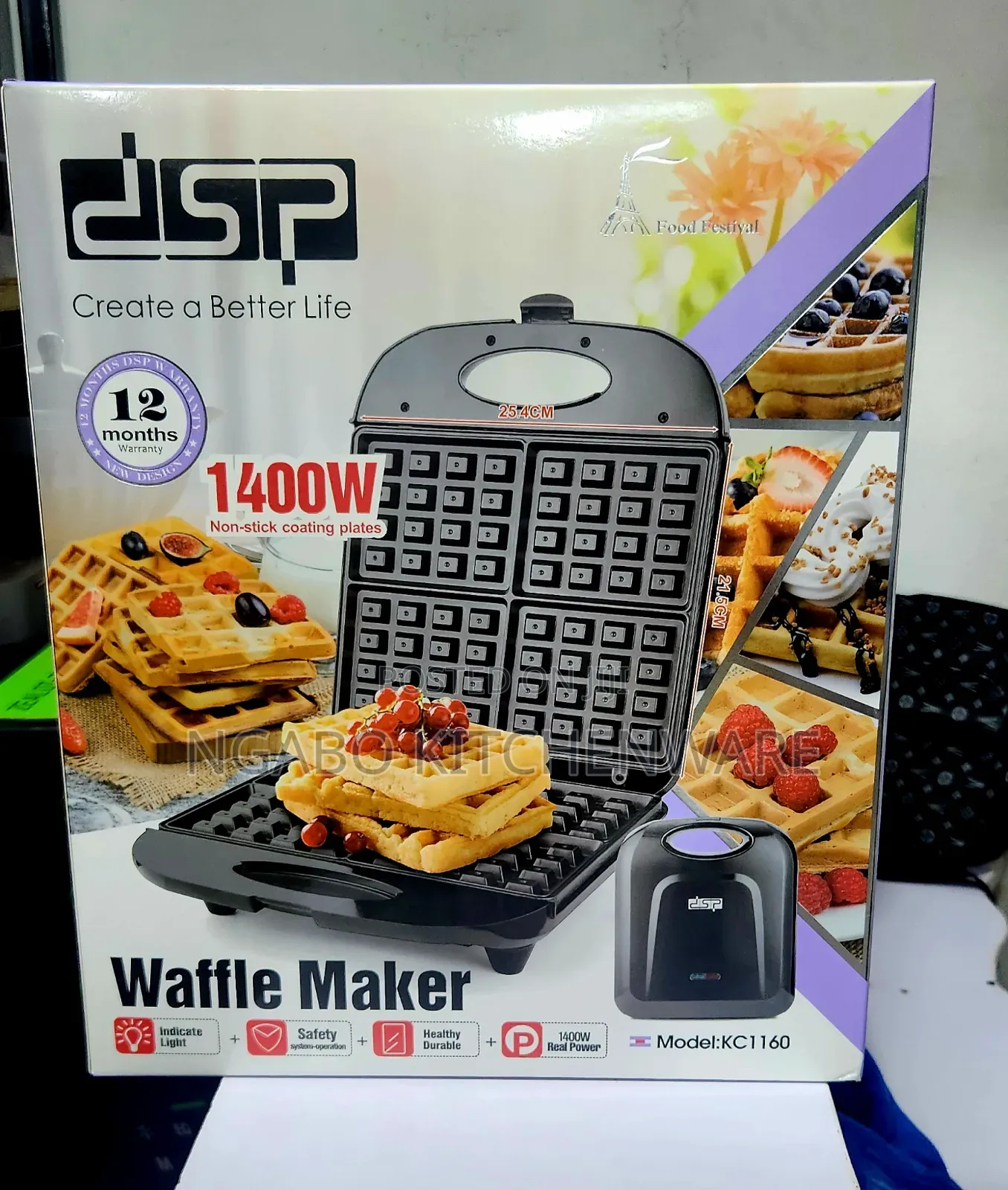 DSP Kc1160 Electric Waffle Maker.