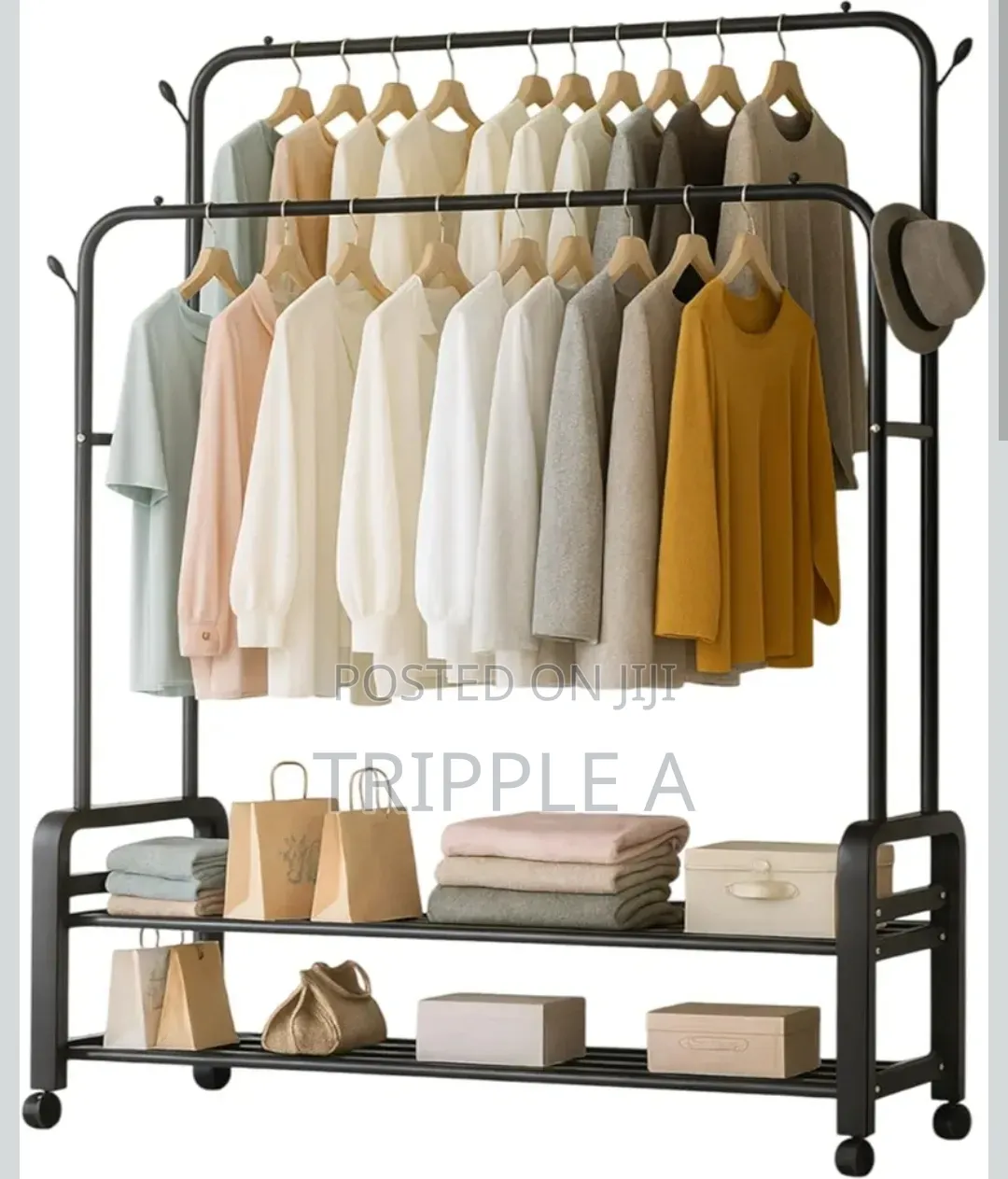 Clothes Rack With Wheels