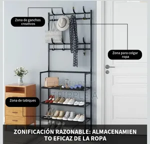 Unique Coat Rack Shoe Rack Hall Tree 3 in 1