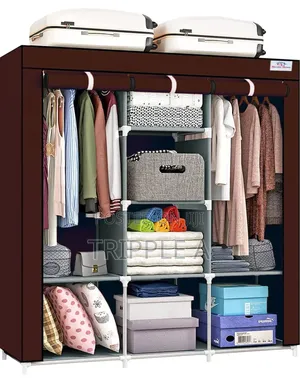 Upgrade Fabric Canvas Portable Wardrobe
