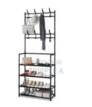 Carbon Steel 5 Tier Hat Coat Stand