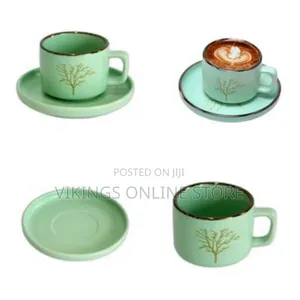 Set of 6 Restaurants and Office Tree Ceramic 350ml Cappuccino Coffee