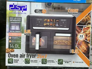 DSP Kb2188 Dual Zone Air Fryer Oven