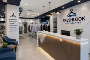 Contemporary Dry Cleaning Shop Fit-Out Designs